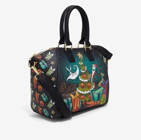 Loungefly Nightmare Before Christmas Sandy Claws Zero Sathcel  Nwt - Picture 6 of 7